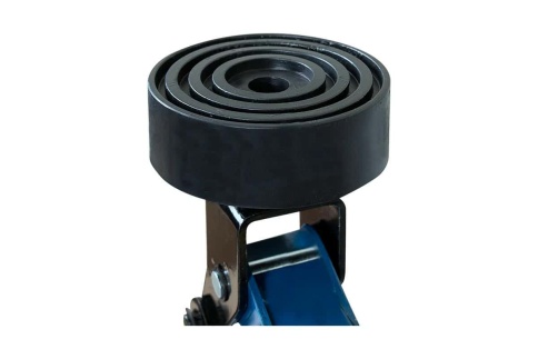 Kraft шайба  для подкатных домкратов большая резиновая диаметр 100мм высота 33мм  фото 1