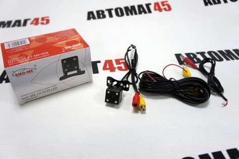 Sho-Me  Универсальная камера заднего вида угол 170 градусов CA-5570 LED с подсветкой    фото 1