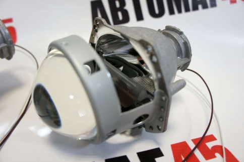 Dixel  Би-ксеноновая линза H3R 5 с крепежным кольцом под D1 D2 D3 D4    фото 6