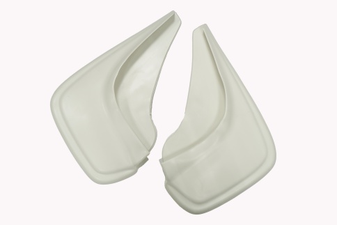 Skyway  брызговики универсальные резиновые белые 2шт    фото 2