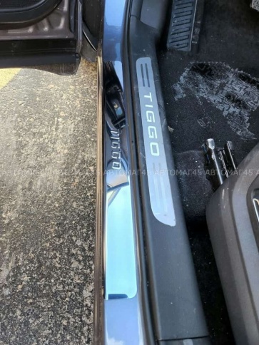 LIDER  Накладки на пороги  Chery Tiggo 4 2017г-н.в. Chery Tiggo 7 Pro 2020-2024г 4 шт нержавейка    фото 5