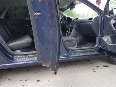 Русская Артель  Накладки на внутренние пороги Volkswagen Polo седан 2010г-2020г    фото 7