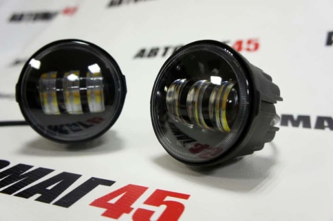 SALMAN  2 реж. 3000 6000K Фары п/туманные Nissan Infinity LED 50W 4800LM без ушей 2шт гаран. 6 мес фото 3