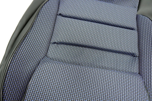 Авточехлы  Газель трехместная жаккард синий    фото 4
