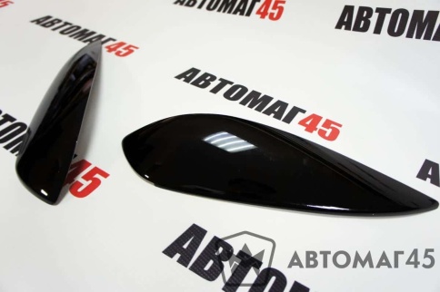 Реснички накладки на фары Chevrolet Lacetti Шевроле Лачетти седан 2шт    фото 6