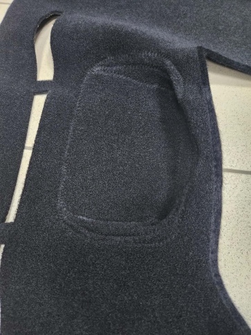 Накидка на панель Renault Logan Рено Логан 2014-2022г карпет  фото 4