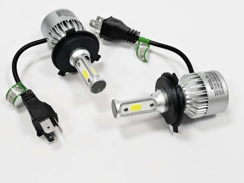 S2 C2R чип COB LED 2шт H4 12В 40W 6000К 3000Lm гарантия 2мес     фото 5