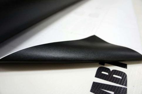 KSF  Автовинил черный супер матовый с шагренью 1м х 1,5м    фото 6