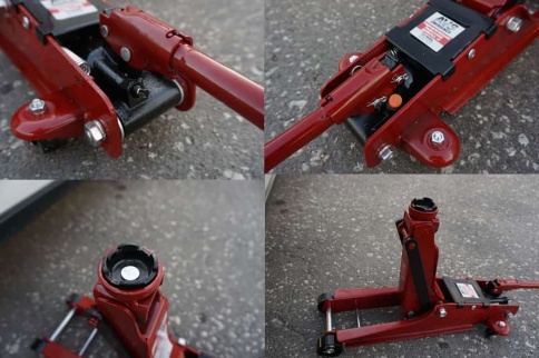 AVS домкрат 3т гидравлический подкатной высота 85-381мм FJ-3000L   фото 2