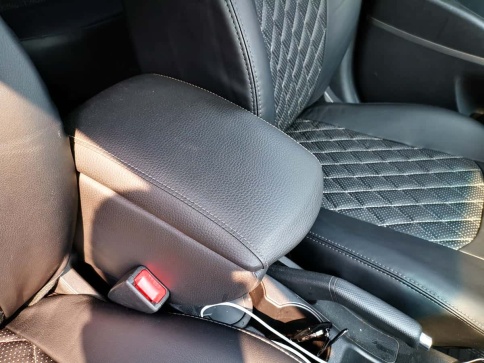 Подлокотник  Hyundai Solaris Хендай Солярис 2011-2017г  экокожа    фото 5