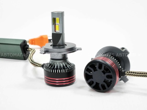 ZMB M8Pro лампы LED 2шт H4 12В 60W 5500K 4500Lm  с обманкой гарантия 3мес    фото 3
