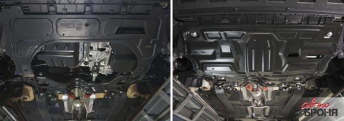 Защита картера и КПП крепеж сталь Volkswagen Polo седан 09-20г Polo лифтбэк с 21г Skoda Rapid    фото 2