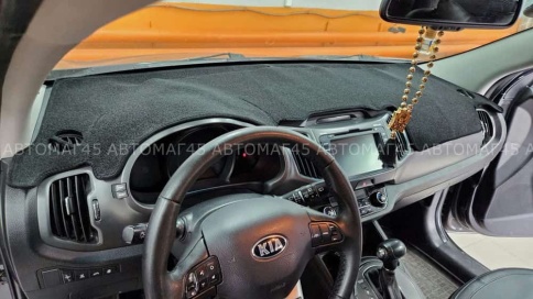 Накидка на панель Kia Sportage Киа Спортаж 2010-2016г карпет Maximal фото 1