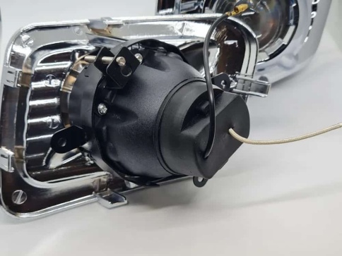 TypeR  фары линз противотуманные хром Лада Kalina Калина Лада Granta Гранта 2шт    фото 6