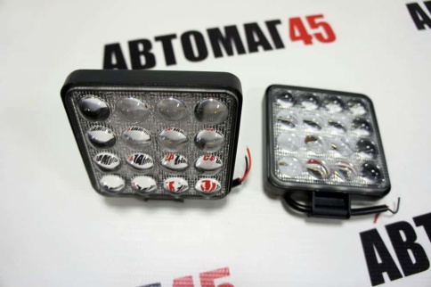 C2R светодиодная фара линза Slim дальний свет 16 диодов 48Вт 12В 1шт гарантия 1 месяц G0002-25BS  фото 2