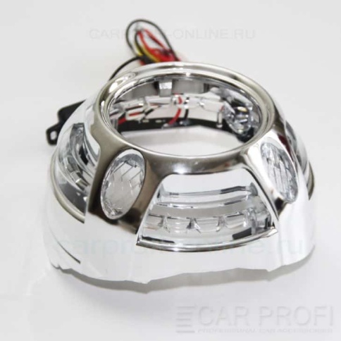 Carprofi  маска для билинзы 3,0"PORSCHE STYLE    фото 5