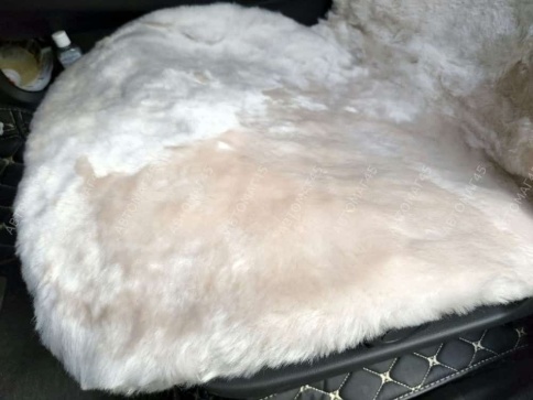 Рус Автотренд  Накидки короткий ворс мутон бежевый 140x55 на весь салон 5шт    фото 7