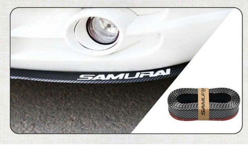 C2R SAMURAI Губа на бампер универсальная 2,5м карбон фото 5
