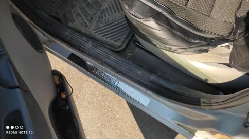 LIDER  Накладки на пороги  Лада Kalina Калина 4 шт нержавейка    фото 2