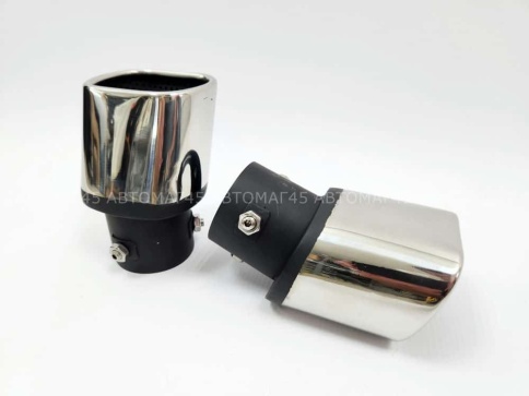 Насадка  на глушитель №438 сталь черная ZXQ-438 фото 2