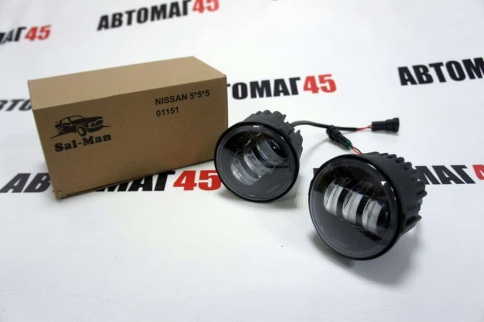SALMAN  Фары п/туманные Nissan Infinity LED 50W 4800LM 6000K без ушей 2шт гарантия 6 мес фото 1