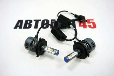 A16 чип CSP LED 2шт H4 12В 25W 5500К 2500Lm гарантия 5мес    фото 7