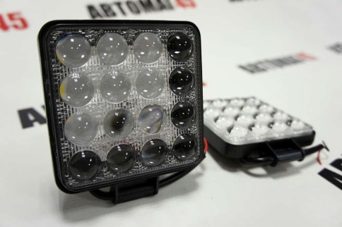 C2R светодиодная фара линза Slim дальний свет 16 диодов 48Вт 12В 1шт гарантия 1 месяц G0002-25BS  фото 1