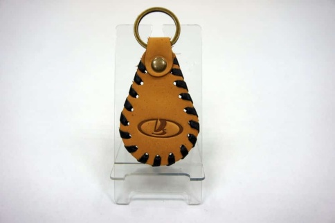 Брелок  на ключ Lada кожа   фото 1