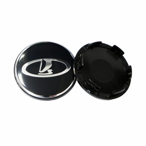 Колпачок ступицы Lada 56/62мм КИК черный (221243) фото 3