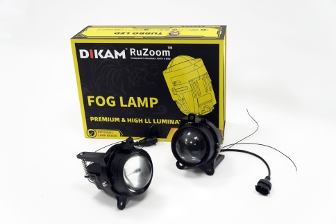 Ruzoom S12 Фары п/туманные 1 линза ближний/дальний Lada Priora Газель LED 64W 7500LM 2шт гар 6мес фото 2