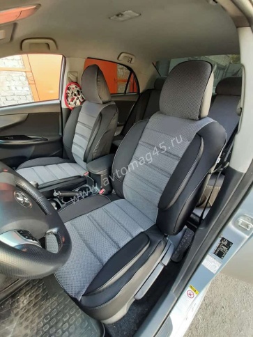 Авточехлы  Toyota Corolla Тойота Королла 2013-2019г кузов 160 180 жаккард серый Ижевск     фото 1