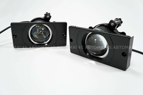 ZMB Фары противотуманные 1 линза  ВАЗ 2110-2112 ВАЗ 2113-2114-2115 LED 50W 6000LM 2шт гарантия 6 мес фото 5