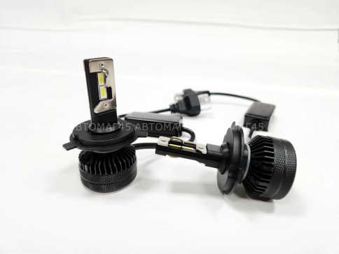AOZOOM лампы LED 2шт H4 24В 55W 5500K 6000Lm  с обманкой гарантия 6мес    фото 2