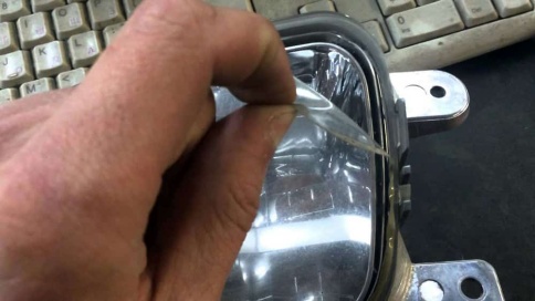 Shadow Guard  бронепленка смесь пвх и полиуретан гибрид для фар 0,15м x 0,25м    фото 7