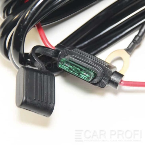 Комплект  для подключения фар функция стробоскопа без пульта 2 выхода до 180W    фото 13