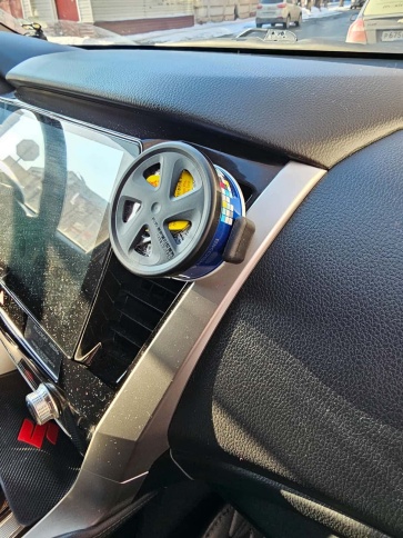 C2R держатель на дефлектор для телефона и решетку кондиционера для ароматизатора EIKOSHA  фото 1