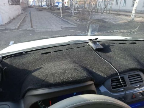 Накидка на панель Chevrolet Cobalt Шевроле Кобальт 2013-2022г / Ravon R4 Равон Р4 2016-2020г карпет  фото 3