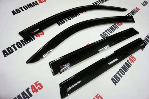 VAD  дефлекторы окон Chery Tiggo T11 Чери Тигго Т11 2005-2013г 2013-2016г комплект 4шт    фото 4