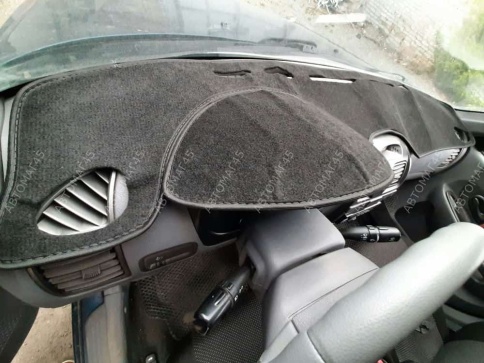 Накидка на панель Hyundai Accent Хендай Акцент Тагаз 1999-2012г карпет  фото 2