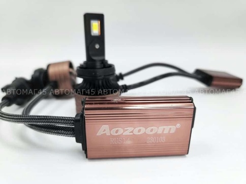 AOZOOM лампы LED 2шт H11 H8 H9 12В 55W 5500K 6000Lm  с обманкой гарантия 6мес    фото 2
