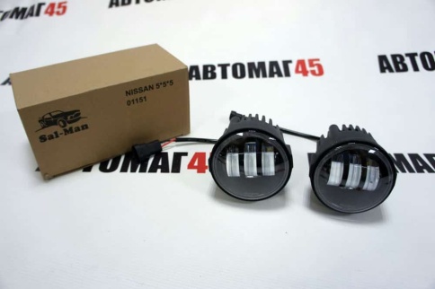 SALMAN  Фары п/туманные Nissan Infinity LED 50W 4800LM 6000K без ушей 2шт гарантия 6 мес фото 5