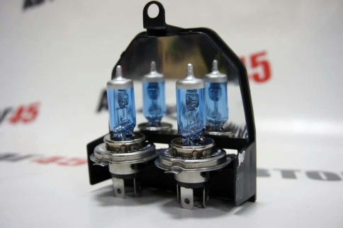 KOITO  лампа WhiteBeam3 H4 12V 60-55W 4500K 2шт    фото 2