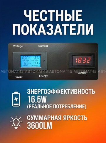 C2R Фары противотуманные 3 линзы Лада Калина Гранта Ларгус LED 15W 4000LM 2шт гарантия 3 мес фото 3