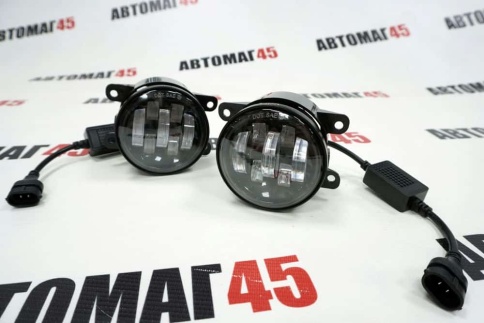 C2R  Фары п/туманные 7 линз LED Vesta Веста Лада X-Ray иномарки LED 50W 5000LM 2шт гарантия 3мес фото 4