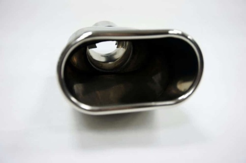 Насадка  на глушитель внутренний вход 6,2см внешний вход 13,5см сталь двойная ZXQ-3024 фото 6