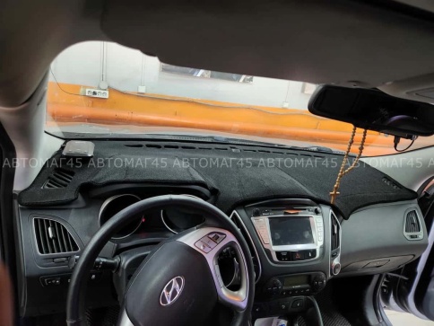 Накидка на панель Hyundai Хендай IX35 2009-2015г карпет Maximal фото 4