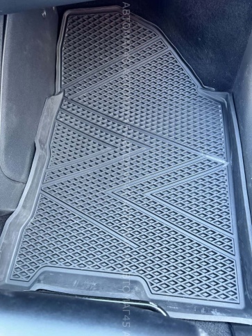 Rezkon Коврики  в салон LADA Vesta Веста LADA Vesta Веста SW Сross резина комплект 4шт    фото 2