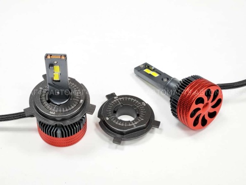 DMT-S20 лампы LED 2шт H4 12В 65W 5500K 6000Lm  с обманкой гарантия 6мес    фото 4