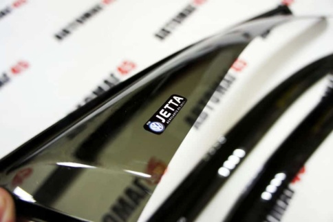 VAD  дефлекторы окон Volkswagen Jetta Фольцваген Джетта 2010-2019г 6 поколение комплект 4шт    фото 2