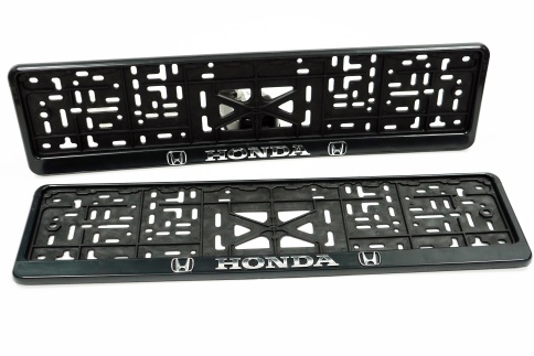 Рамка  номерного знака Honda    фото 1